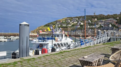 Fécamp départ du bateau