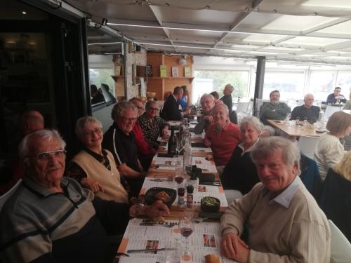 Repas au port des Minimes à La Rochelle au restaurant La Villa Blanche le 6 Mai